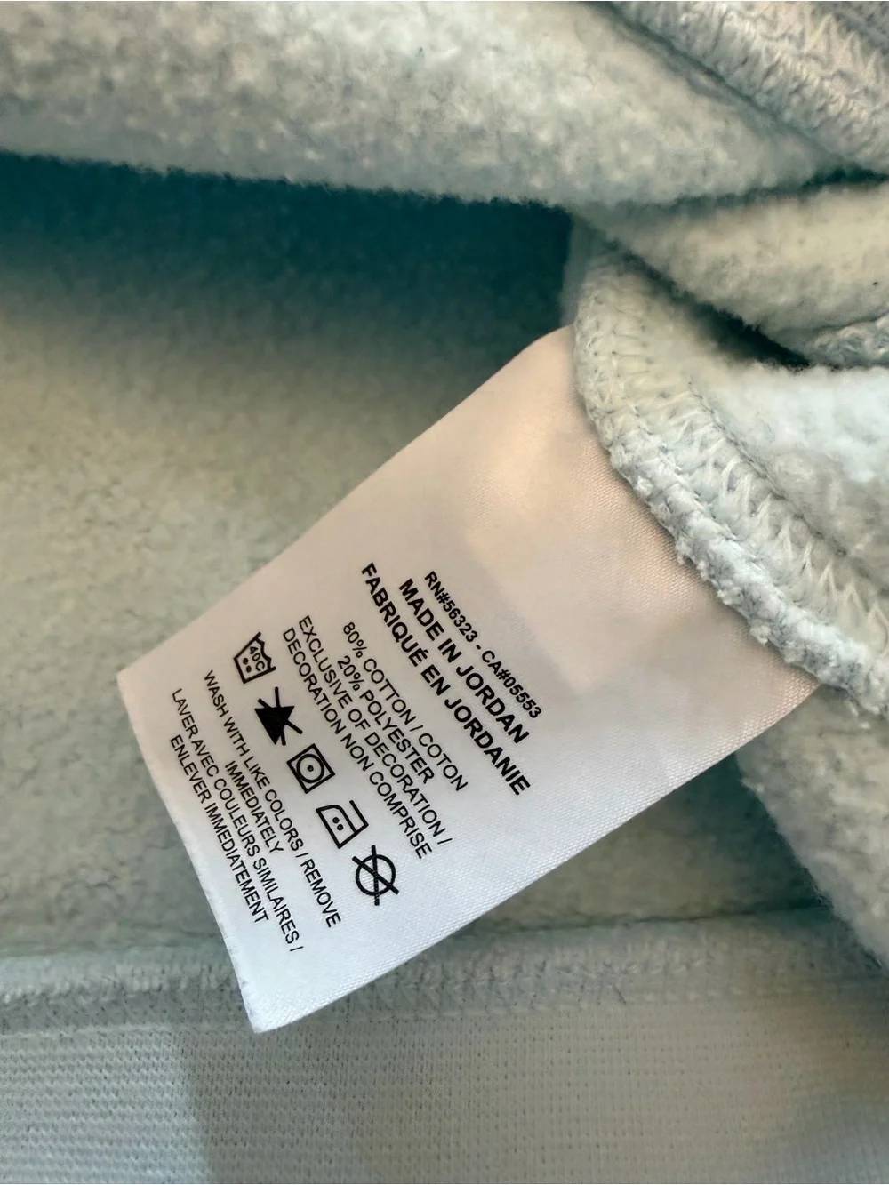 Nike Sportswear‎ Club Fleece Crewneck Sweatshirt Mens Large Light Aqua Blue